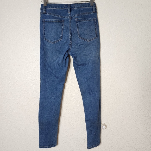 Free People High Rise Ankle Skinny Jeans Medium Wash Women's Size 26 - Picture 2 of 7
